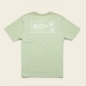 Howler Brothers Light Green Graphic pocket-Tee; Size XL Tropic of Howler